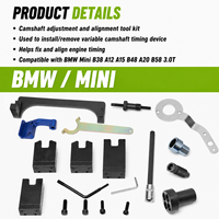 Kit d'outils de calage pour moteurs essence BMW Mini B38 A12 A15 B48 A20 B58 3.0T, pour alignement d'arbre à cames et blocage Vanos, installation et démontage