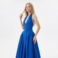 Robe longue d'été tendance 2026 en mousseline respirante à imprimé floral pour femme, idéale pour les vacances à la plage, style bohème, faible MOQ 5 pièces