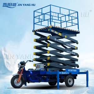 Xe ba bánh điện JIN YANG HU, nền tảng nâng hạ trên cao, 6m 10m 12m, tải trọng 500kg, xe tải điện di động dùng trong xây dựng - Product Image 4