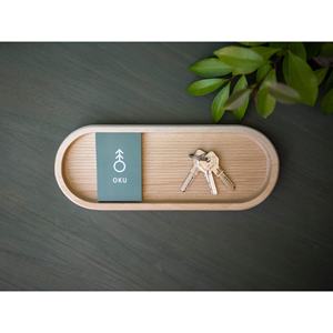 Organizer da Scrivania in Legno Oku, Rettangolare a Singolo Livello, per Montaggio su Tavolo, Organizzazione e Archiviazione per Ufficio - Product Image 1