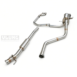 Válvula de Escape de Acero Inoxidable de Alto Rendimiento, Tubo Cat Back para <span class=keywords><strong>Peugeot</strong></span> <span class=keywords><strong>RCZ</strong></span> 1.6T Turbo 2009-2018, Mejora de Tuning - Product Image 2