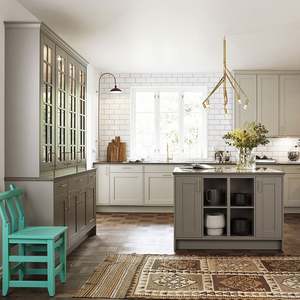Modern Style <b>Small</b> Apartment Kitchen <b>Cabinet</b> Handless Hardware <b>With</b> Oven Ready to Assemble Full Complete - Product Image 5