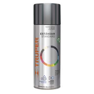 Truper tradizionale può PA-GA-2 vernice Spray acciaio grigio 400 ml per progetti artistici - Product Image 1