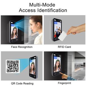 Système de contrôle d'accès aux portes avec reconnaissance faciale biométrique AI, WiFi TCP HD IPS, lecteur RFID, vision nocturne, détection de mouvement, 8 pouces - Product Image 5