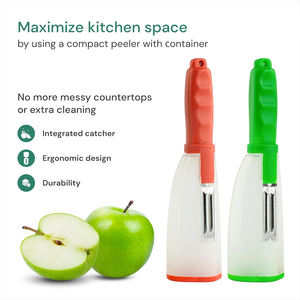 Caja de Almacenamiento Multifuncional de Acero Inoxidable y Plástico, Accesorios de Cocina, Pelador de Frutas, Melón, Patata, Verduras - Product Image 2