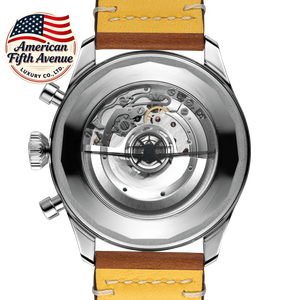 Reloj Cronógrafo de Lujo Exclusivo para Hombre, Serie Aviación Legendaria, 7A, 42, Edición Especial del Caza P-51 Mustang, Estilo Breitling - Product Image 5