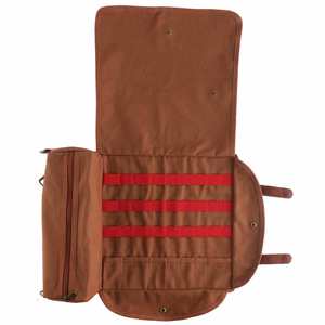 2025 Top Selling New Denim Blue Bartending Bag Bartender Tool Set <b>Rolling</b> Roll up Travel Bartender <b>Kit</b> Bag - Product Image 6