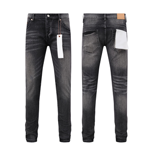 <span class=keywords><strong>Jeans</strong></span> Slim Fit Strappati da <span class=keywords><strong>Uomo</strong></span> 2025 – Tendenza Streetwear, Elasticizzati, Traspiranti, <span class=keywords><strong>in</strong></span> Denim, Casual, per Uso Quotidiano, <span class=keywords><strong>con</strong></span> Buchi, Stile Hip Hop - Product Image 2