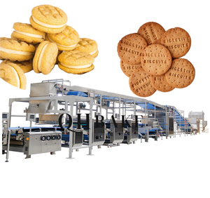 Línea de Producción Automática para Formar Galletas Rellenas con Máquina para Amasar Masa y <span class=keywords><strong>Horno</strong></span> Eléctrico para Planta de Alimentos - Product Image 2