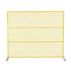 Nhà máy địa phương bán tốt Canada kim loại chất lượng tốt bán buôn đáng tin cậy tạm thời chu vi hàng rào cho các dự án ngoài trời trên - Product Image 4