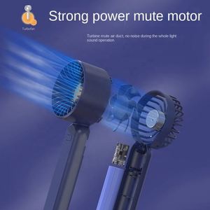 2025 New Arrival Hot Selling Portable <b>Table</b> With Phone Holder Usb Rechargeable Pocket Handheld Mini Fan - Product Image 4