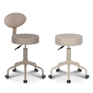 Silla Giratoria Ajustable con Respaldo para Maquillaje y Uñas, Taburete Grande para Salón de Belleza, Peluquería y Salón de Uñas - Product Image 1