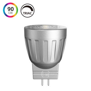 Мини 2,5 Вт <span class=keywords><strong>MR8</strong></span> 12 В светодиодная прожекторная лампа 25 мм GU4 лампа с алюминиевым корпусом ТРИАК с регулируемой яркостью 36 градусов для внутреннего освещения спальни - Product Image 1