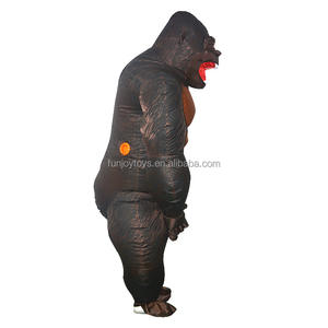 Yetişkin şişme tam vücut Gorilla maymun kostüm yaramaz komik cadılar bayramı partisi için Suit - Product Image 4