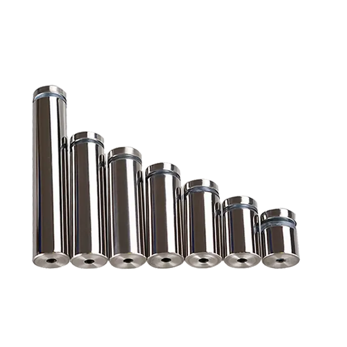 Hot Sale Stainless Steel advertising Sign Standoff screw Nail Fitting Decorative Glass Mirror Advertising Board holder Screw