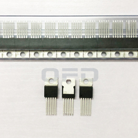 Regulador de voltaje TO-220, regulador de conmutación Buck de orificio pasante, IC, 12V, 3A, regulador de voltaje reductor de 5 pines, LM2576T-12