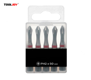 TOOLJOY S2 Punte per Cacciavite con Attacco in Bambù PH2, Resistenti agli Urti, a Torsione Ondulata, Attacco Esagonale da 1/4", Magnetiche, per Avvitatori a Impatto - Product Image 2