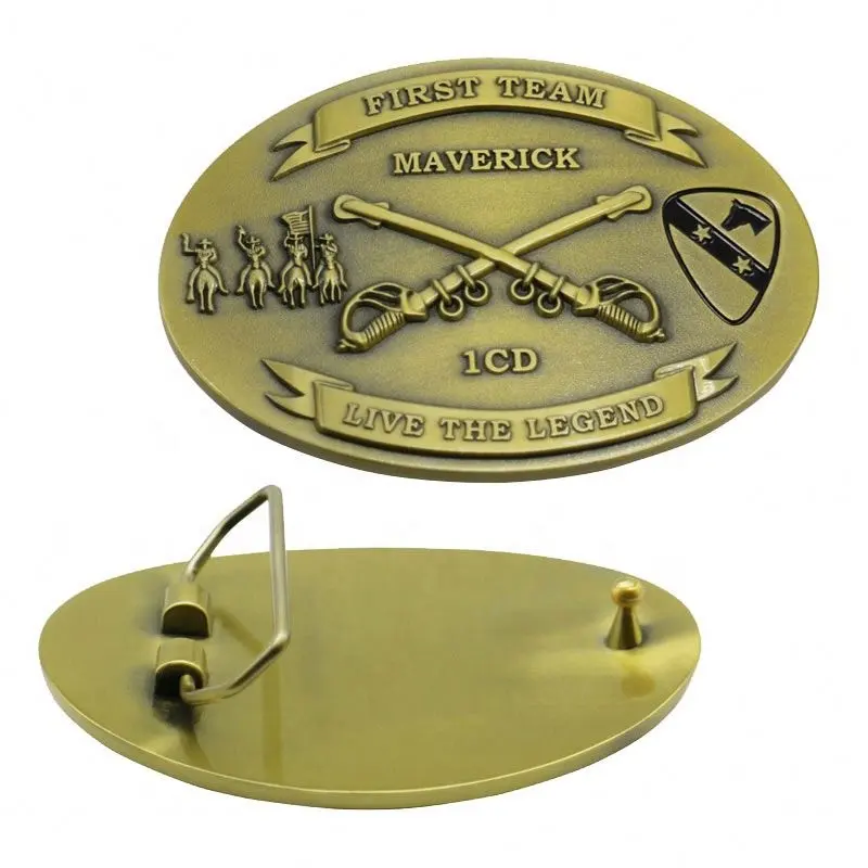 Solid Brass Belt Buckle Different Accessory promotional Popular Vintage Cool Luxury Decoration Waist Belt Buckle