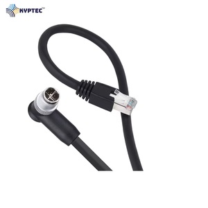 RJ-45-To-M12-8P X-Coded Male Right Angle Type Industrial Camera Cable For Industrial Imaging Equipment Stable Network - Product Image 4