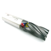 Revêtement TiCN Din844 plus rugueux HSS Cobalt fraise HSSCo8 M42 fraise en carbure de tungstène ébauche brute fraise en bout