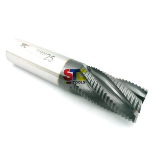 Ticn lớp phủ din844 rougher <span class=keywords><strong>HSS</strong></span> Cobalt endmill hssco8 M42 tungsten carbide phay Cutter thô roughing <span class=keywords><strong>End</strong></span> <span class=keywords><strong>Mill</strong></span> - Product Image 2