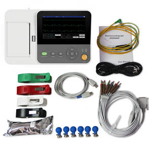 Monitor de <span class=keywords><strong>ECG</strong></span> CONTEC E6, Máquina de Electrocardiograma de 6 Canales, Electrografía USB Táctil, Electrocardiograma de 12 Derivaciones, Software para PC - Product Image 6