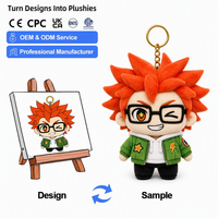 CE CPC Créez vos propres porte-clés en peluche, pendentifs personnalisés, mini poupées en peluche Kpop mignonnes, jouets en peluche doux, porte-clés en peluche personnalisés