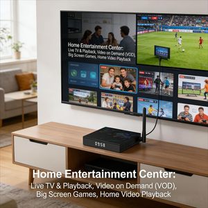 ТВ-приставка Tanix TX68 на Android, процессор Allwinner H618, четырехъядерный, 4 ГБ ОЗУ, 32 ГБ ПЗУ, 4K Ultra <span class=keywords><strong>HD</strong></span>, WiFi6, смарт-медиаплеер, медиаплеер, ТВ-бокс - Product Image 2