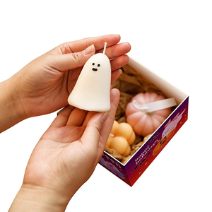 ชุดของขวัญเทียนหอมอโรมาเธอราพี Relaxlines Ghostly Halloween ทำมือ เป็นมิตรกับสิ่งแวดล้อม ปราศจากสารพิษ ทำจากขี้ผึ้งถั่วเหลือง กลิ่นหอมสำหรับเทศกาล - Product Image 6