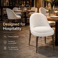 Chaises de salle à manger à pieds métalliques en vente en gros, chaises et tables pour restaurants, mobilier d'extérieur pour restaurants japonais, chinois et de pizzas