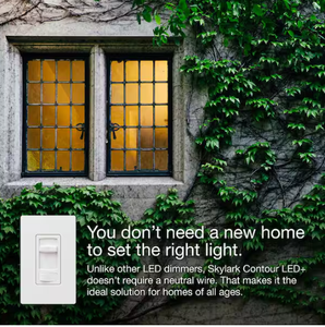 Interrupteur mural simple ou tripolaire à intensité variable pour LED ou CFL, 15A 125V 60Hz, norme US - Product Image 6