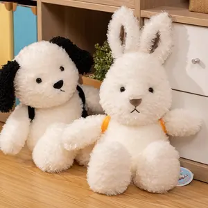Custom Plush Dog Fox Rabbit Toy Soft Cute Stuffed Cartoon Animal Toy