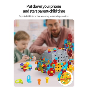 STEAM Logic Puzzle Juguete para colgar en la pared para niños Intelecto Juegos de bloques de construcción Juguetes educativos interactivos Mejora los bloques de tornillos - Product Image 2