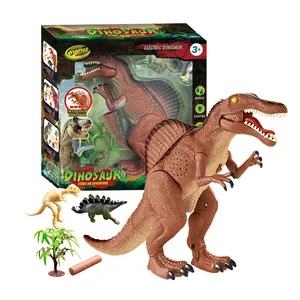 WALKING AND ROARING SIMULATION DINOSAUR MODEL LITTLE INFANT RECREATION TOYS AND INDOOR ACTIVITY PLAYING WITH FELLOWS
