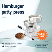 5 pouces haute qualité UFO forme Hamburger gril manuel soucoupe volante Sandwich presse Panini gaufres fabricant Burger Machine pour saucisse