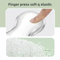 Repose-poignets ergonomique en silicone pour clavier et souris, coussin confortable et souple pour le jeu, le bureau, l'ordinateur portable