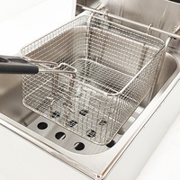 2025 pas cher prix friteuse commerciale électrique multifonctionnelle friteuse réglable Thermostat pas de vapeurs poulet frites Machine