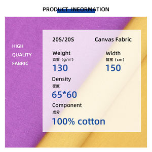 Tela de Algodón Lisa Ligera de 130g - Material de Bordado Europeo con Colores Ricos, Delgada y Suave para Bordar - Product Image 4