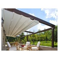 Prima chaise longue d'extérieur Pergola meubles cadre en aluminium Patio Gazebo Patio couverture toit support Pergola
