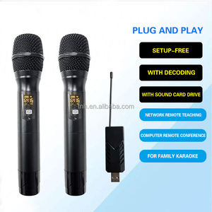 TNH UM- U100 uno a due microfono Wireless intelligente UHF microfono USB per conferenze Performance - Product Image 4