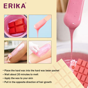 Прямая продажа с завода, горячий воск без полосок, эффективный твердый восковой блок 400 г для тела и ног - Product Image 3