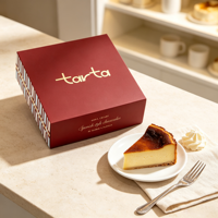 Boîte en carton portable de qualité alimentaire, personnalisée, imprimée, recyclable et résistante à la graisse pour pâtisseries et snacks de boulangerie - Vente en gros
