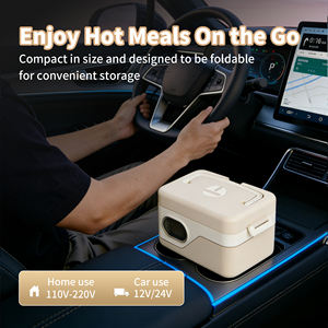Boîte à lunch électrique 3 en 1 avec logo personnalisé pour voiture, <span class=keywords><strong>camion</strong></span>, bureau, chauffe-aliments portable, boîte à bento <span class=keywords><strong>chauffante</strong></span>, OEM accepté - Product Image 3