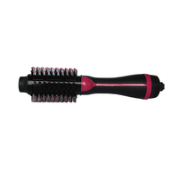 Brosse professionnelle portable de beauté, nouveau design, mini peigne rotatif et sèche-cheveux, pour la maison ou les voyages, vente en gros,