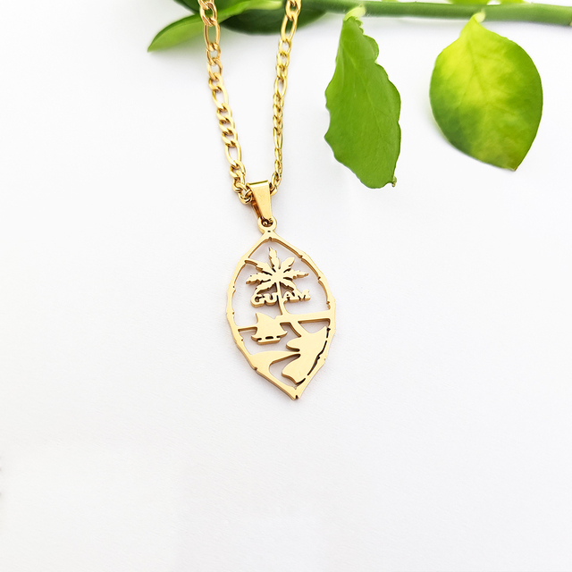 Guam Jewelry Edelstahl Kett Pendentif Hawaiian Jewelry Pendant Edelstahl Halsketten Schmuck Edelstahl Nuevas Tendencias