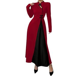 2025 automne mode femmes dame élégante <span class=keywords><strong>robe</strong></span> moulante à manches longues dames décontracté longues robes - Product Image 5