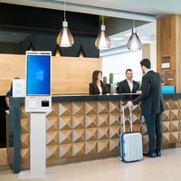 Aonpos платежный киоск для самообслуживания двухсторонний