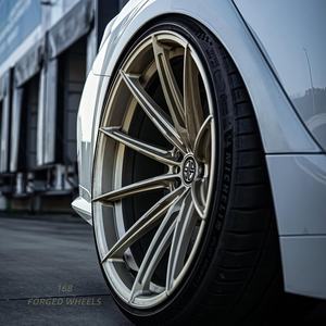 Rodas de Liga Leve Douradas Novas de 19-20 Polegadas, Concavas Profundas, Personalizadas 5X108 5X112 5X120 para Mercedes e Audi - Product Image 2