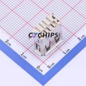 GT-USB-2004-CWG1A USB Connector SMD Connector ( Connector Type: Type-A )( Protocol Standard: USB 2.0 )( Gender: Female ) - Product Image 2