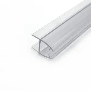 H-Form PVC-Bad Dusch wand Dichtung streifen Gebogene Gummi-Kunststoff dichtung Für 6 8 10 12mm Glastür gehäuse
